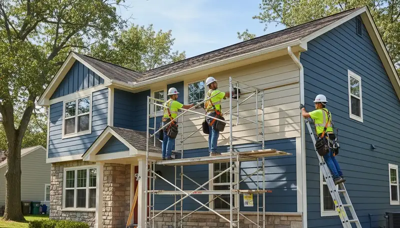 Siding installation service in Cleveland, OH for residential exterior home improvement