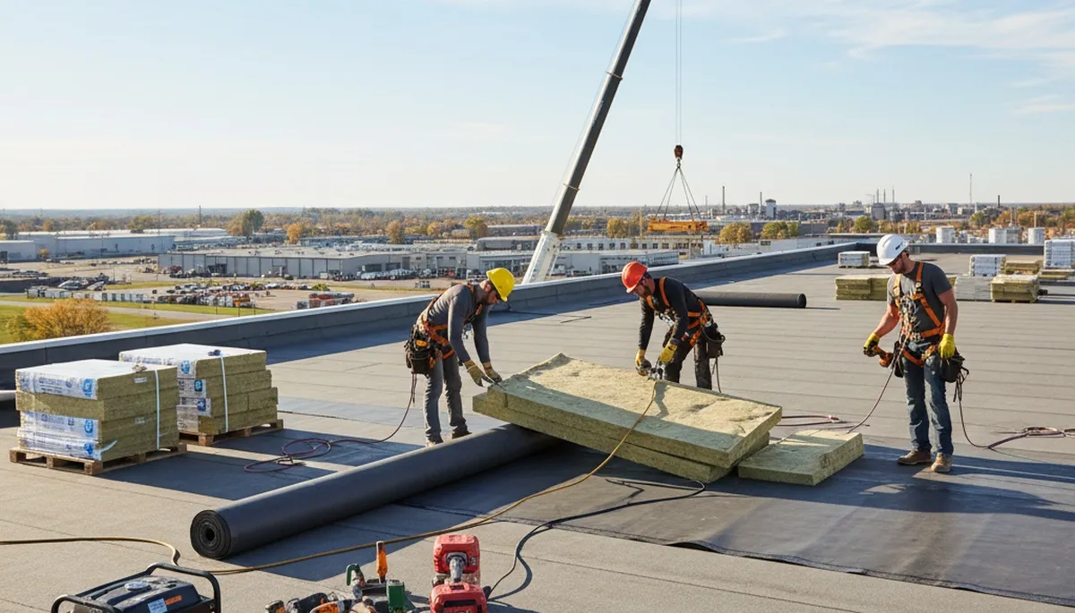 Cleveland, OH commercial roofing by FX Remodeling & Exteriors for winter weather protection