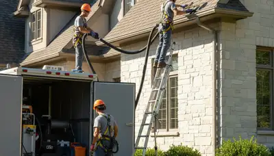 Cleveland, OH gutter cleaning service by FX Remodeling & Exteriors protecting homes from water damage