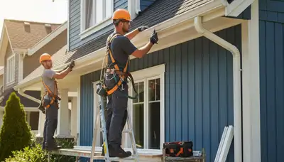 Cleveland, OH gutter installation by FX Remodeling & Exteriors for siding and exterior protection