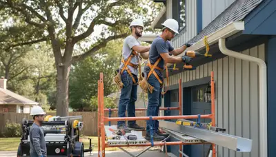 Cleveland, OH gutter installation by FX Remodeling & Exteriors for home protection and drainage