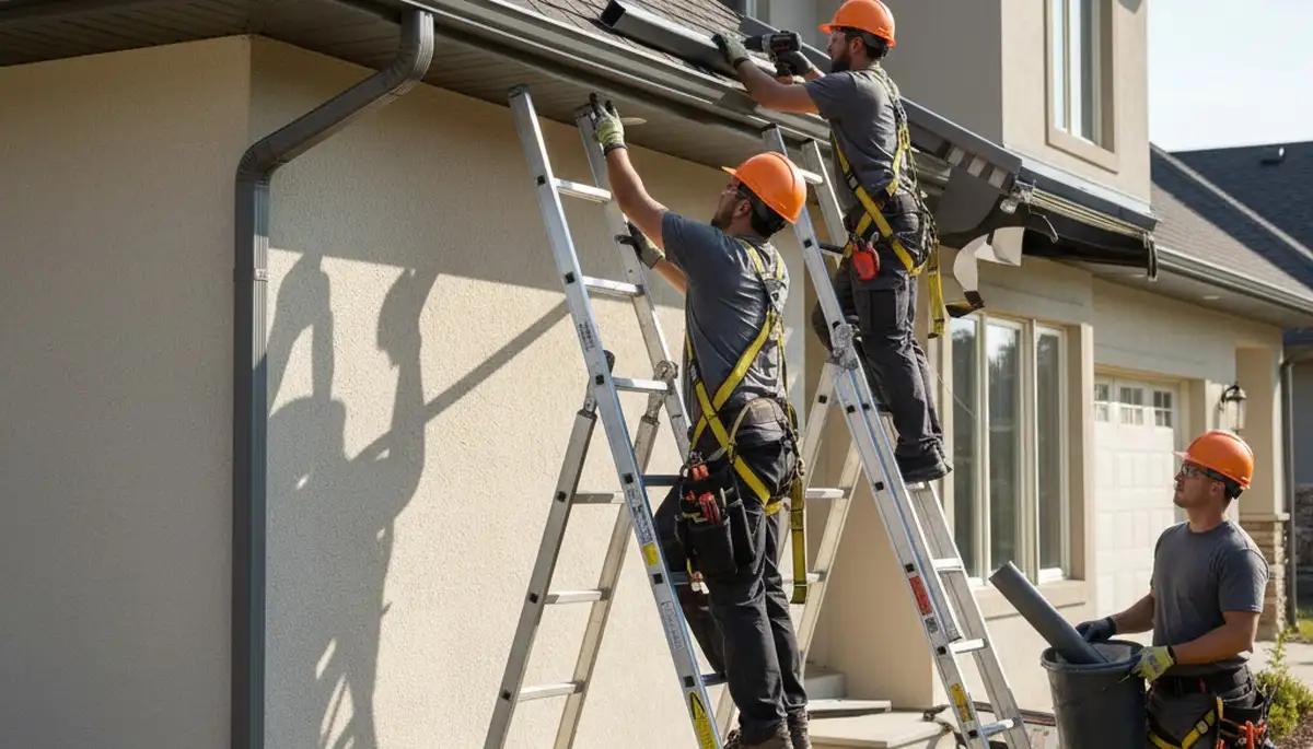 Cleveland, OH gutter repair by FX Remodeling & Exteriors for leaks, sagging, and storm damage