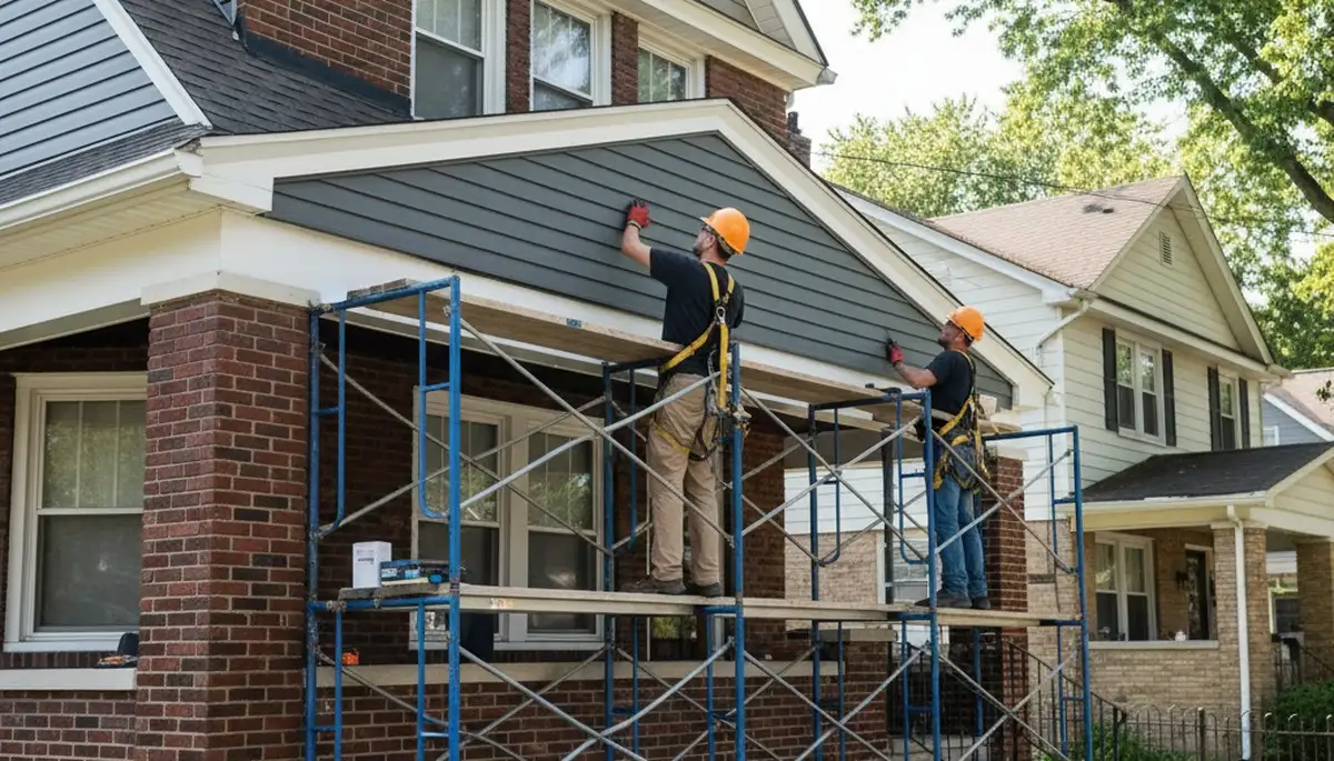 Siding installation service in Cleveland, OH for residential home exterior improvement