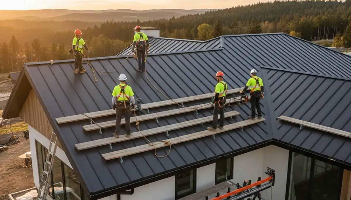 Metal roofing installation in Cleveland, OH for durable lake-effect snow protection