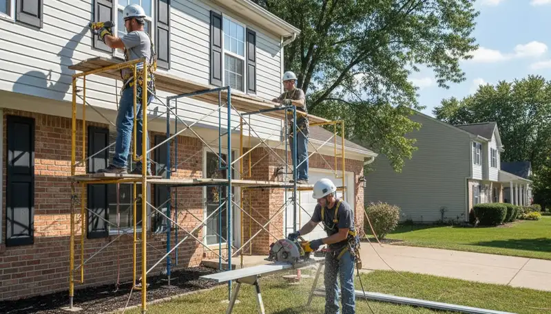Siding contractor in Cleveland, OH providing expert home siding installation and replacement services