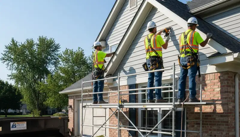 Cleveland, OH siding company exterior service image for residential siding installation and replacement