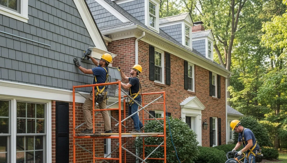 Cleveland, OH siding contractor service page image for residential siding installation and replacement
