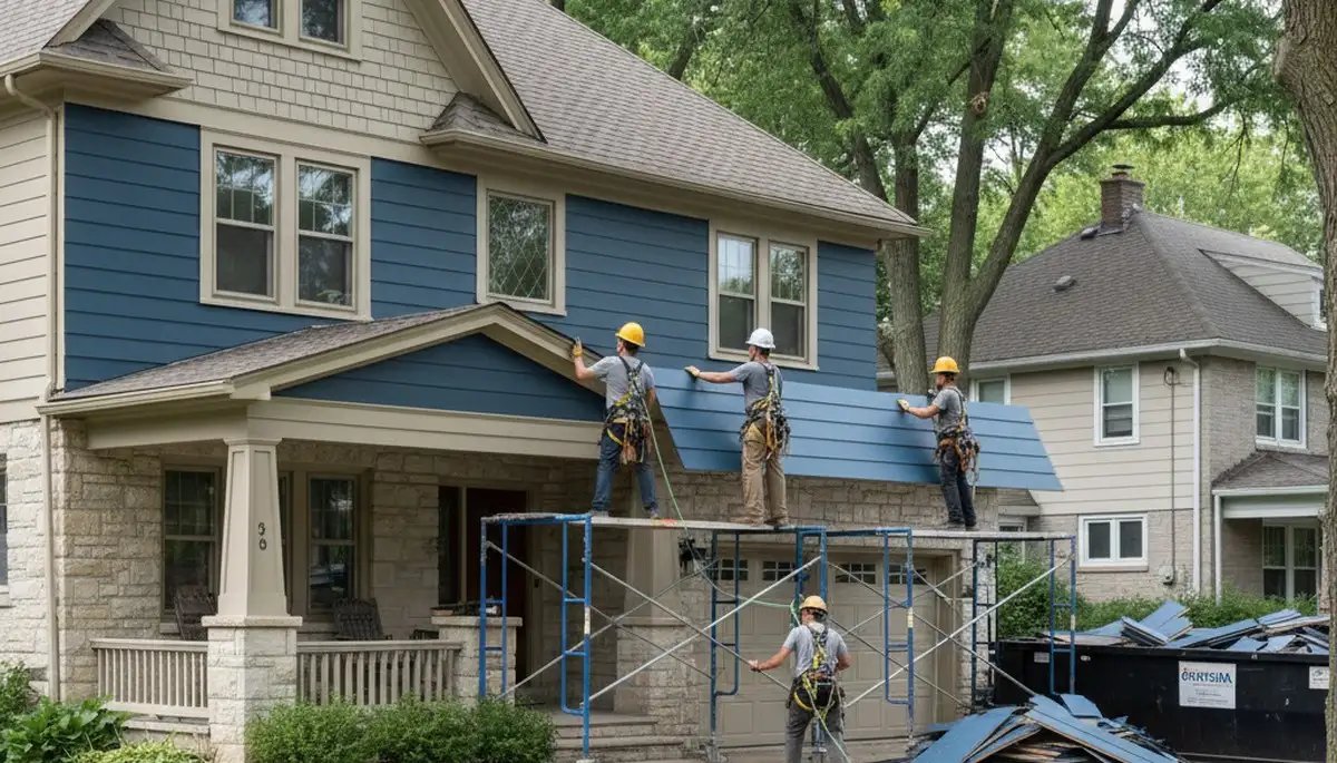 Cleveland, OH siding contractor providing professional exterior siding installation and replacement services