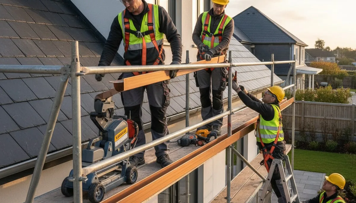 Seamless gutter installation in Cleveland, OH by FX Remodeling & Exteriors