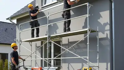 Seamless gutter installation by Cleveland, OH siding contractor for home rain and snow protection