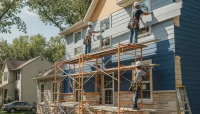 Siding crew serving Cleveland, OH with professional exterior siding installation and repair services