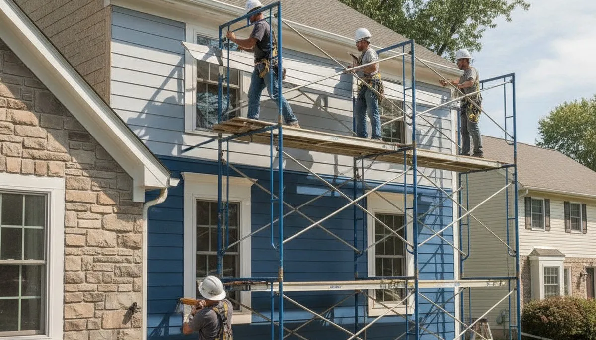 Siding contractor in Cleveland, OH providing professional exterior siding services