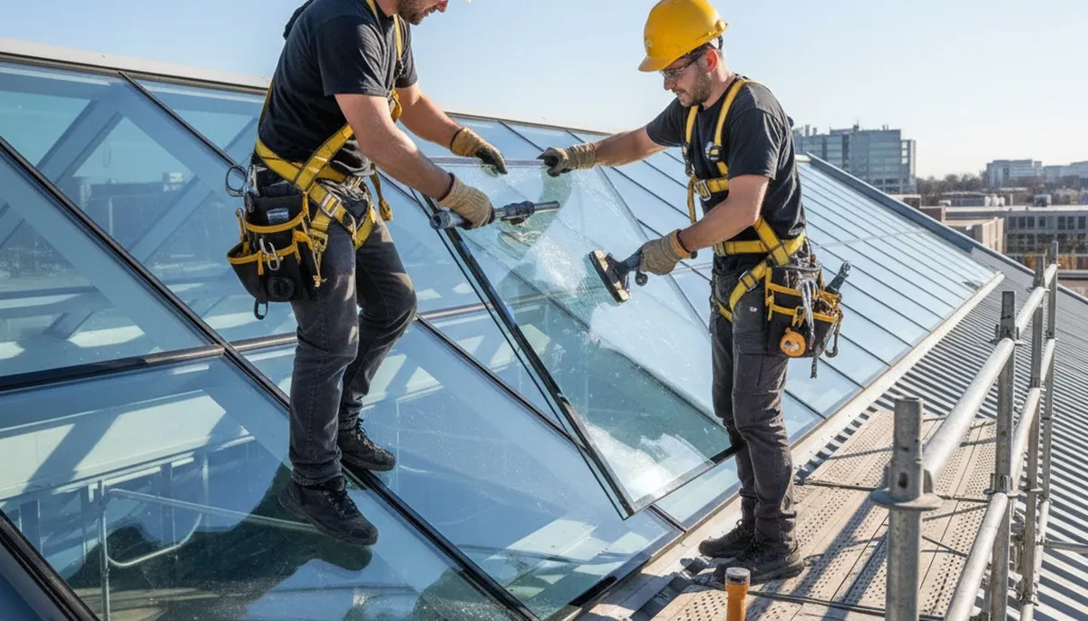 Cleveland, OH skylight repair by FX Remodeling & Exteriors for leaking and cracked skylights