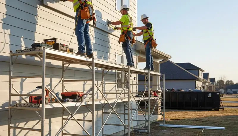 Vinyl siding installation in Cleveland, OH for weather-resistant home exterior protection
