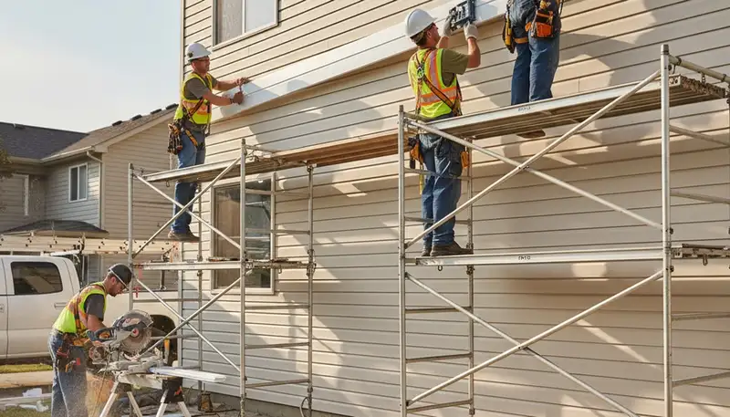 Vinyl siding installation in Cleveland, OH for durable home exterior protection