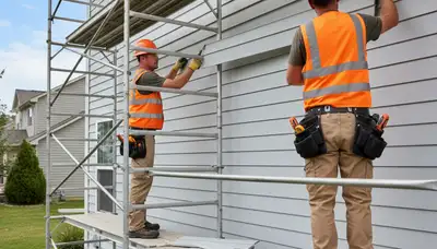 Cleveland, OH vinyl siding repair for cracked and storm-damaged siding by FX Remodeling & Exteriors
