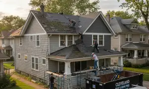 Roof replacement for aging Cleveland, OH properties by siding experts