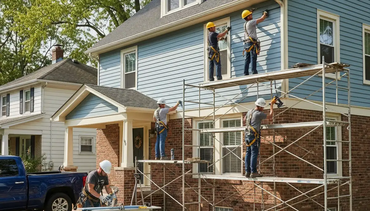Siding services in Cleveland, OH by a professional siding contractor for homes and businesses